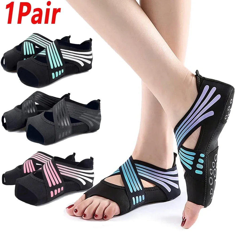 Fitness Yoga Pilates - 1 Par de Sapatos Profissionais Antiderrapantes