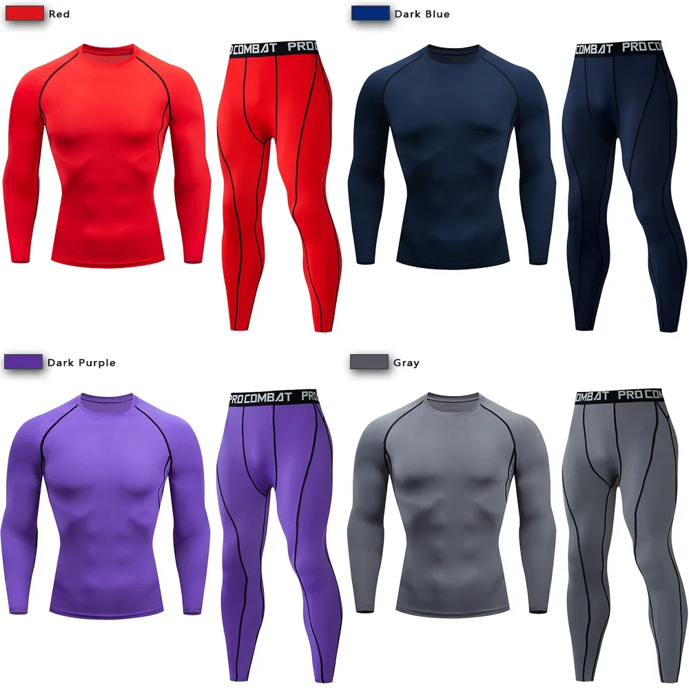 Yoga Fitness Kit - 2 pçs compressão esportiva terno treinamento