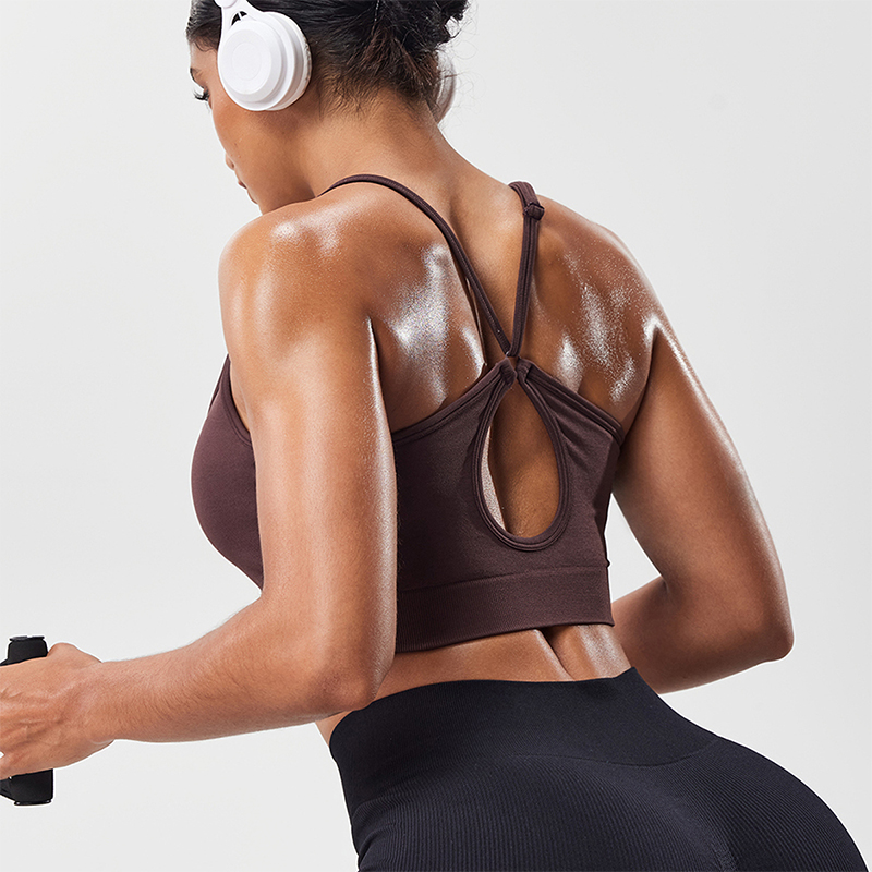 Yoga Fitness Body - Sutiã Esportivo Feminino com Costas Vazadas