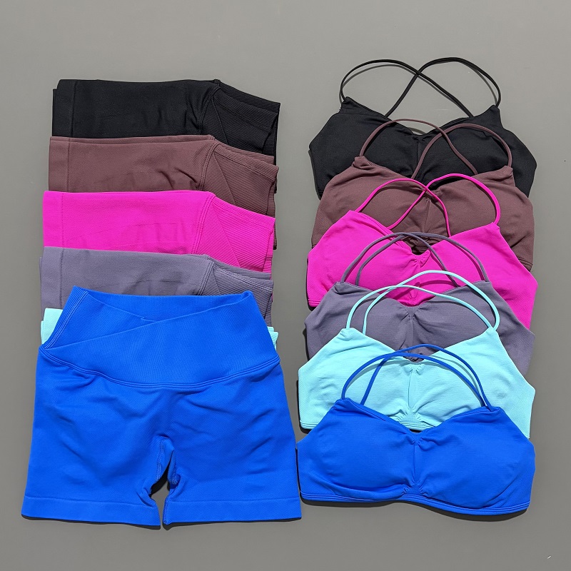 Yoga Fitness Kit - 2 peça visão ginásio conjunto feminino