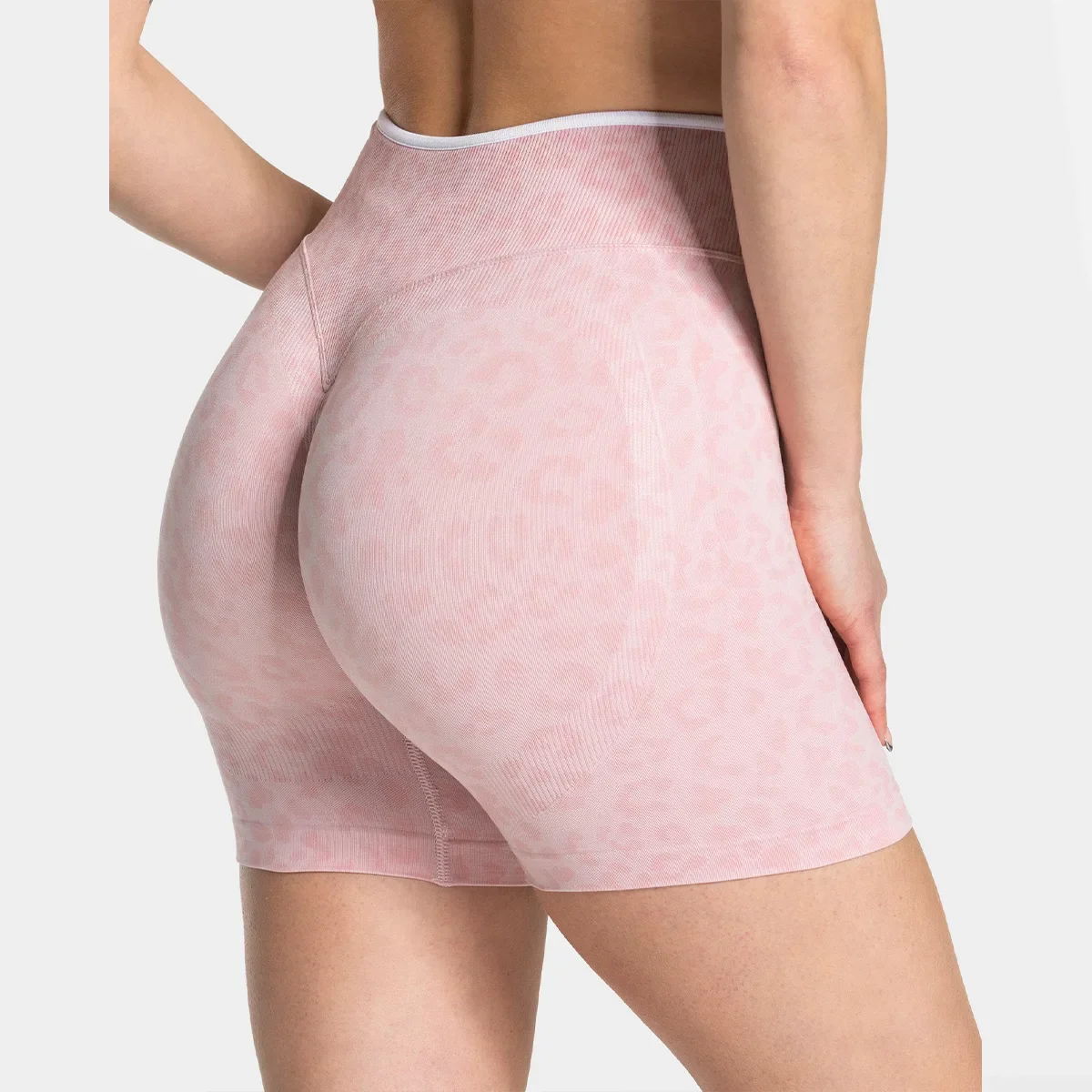 Shorts de Cintura Alta LOGO co - Yoga Fitness Logo Design avaliação e preço