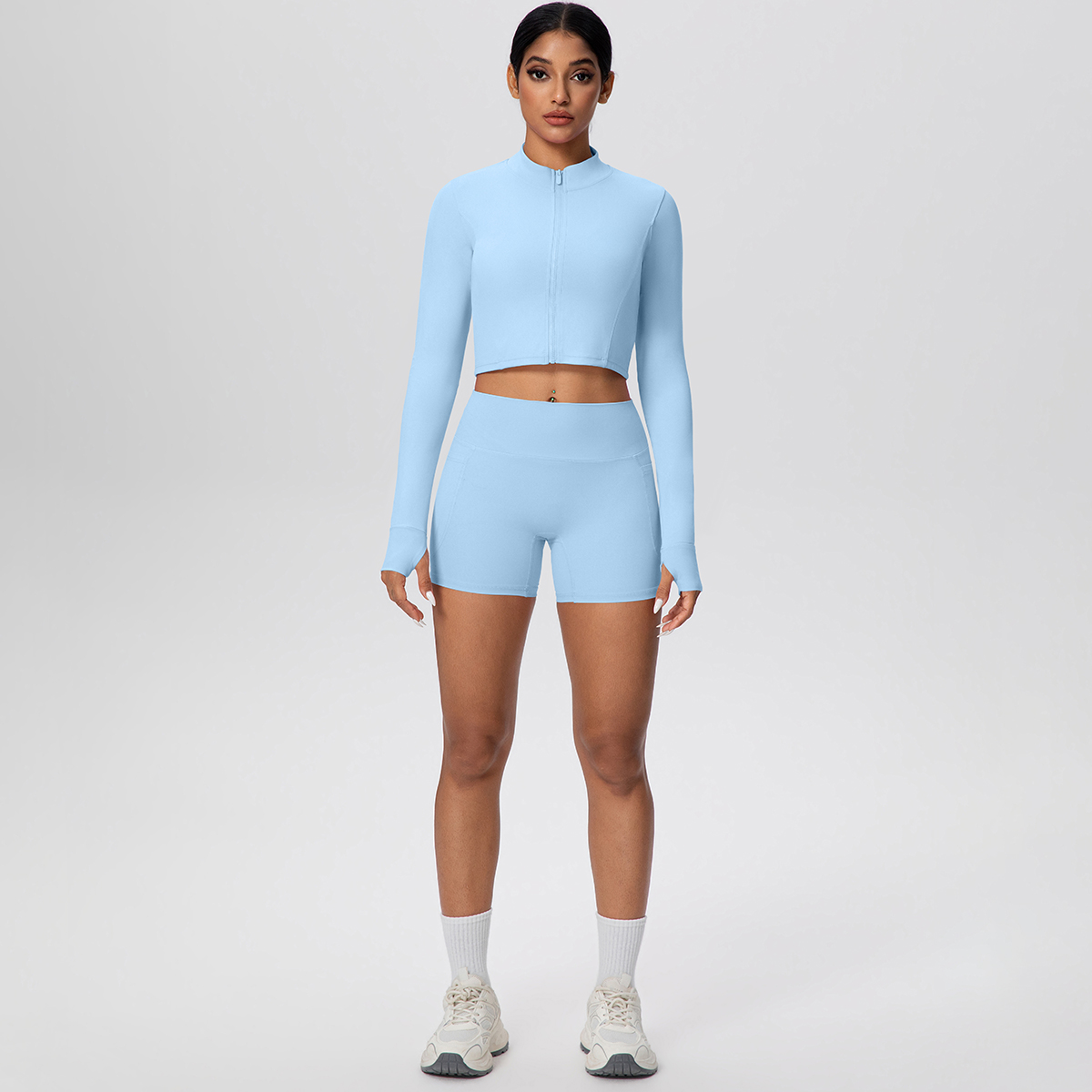 Conjunto de Yoga Feminino Hami - Yoga Fitness Logo Design avaliação e preço