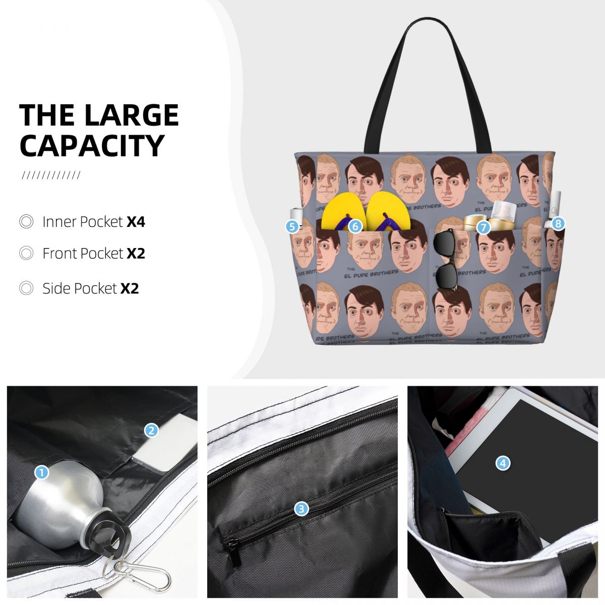 Bolsa de praia Peep Show Mark  - Yoga Fitness Dude avaliação e preço