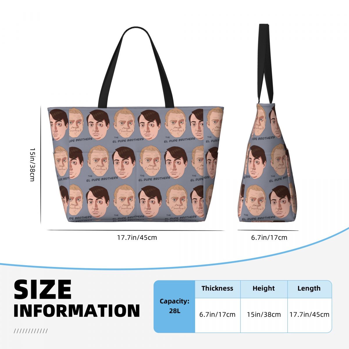 Bolsa de praia Peep Show Mark  - Yoga Fitness Dude avaliação e preço