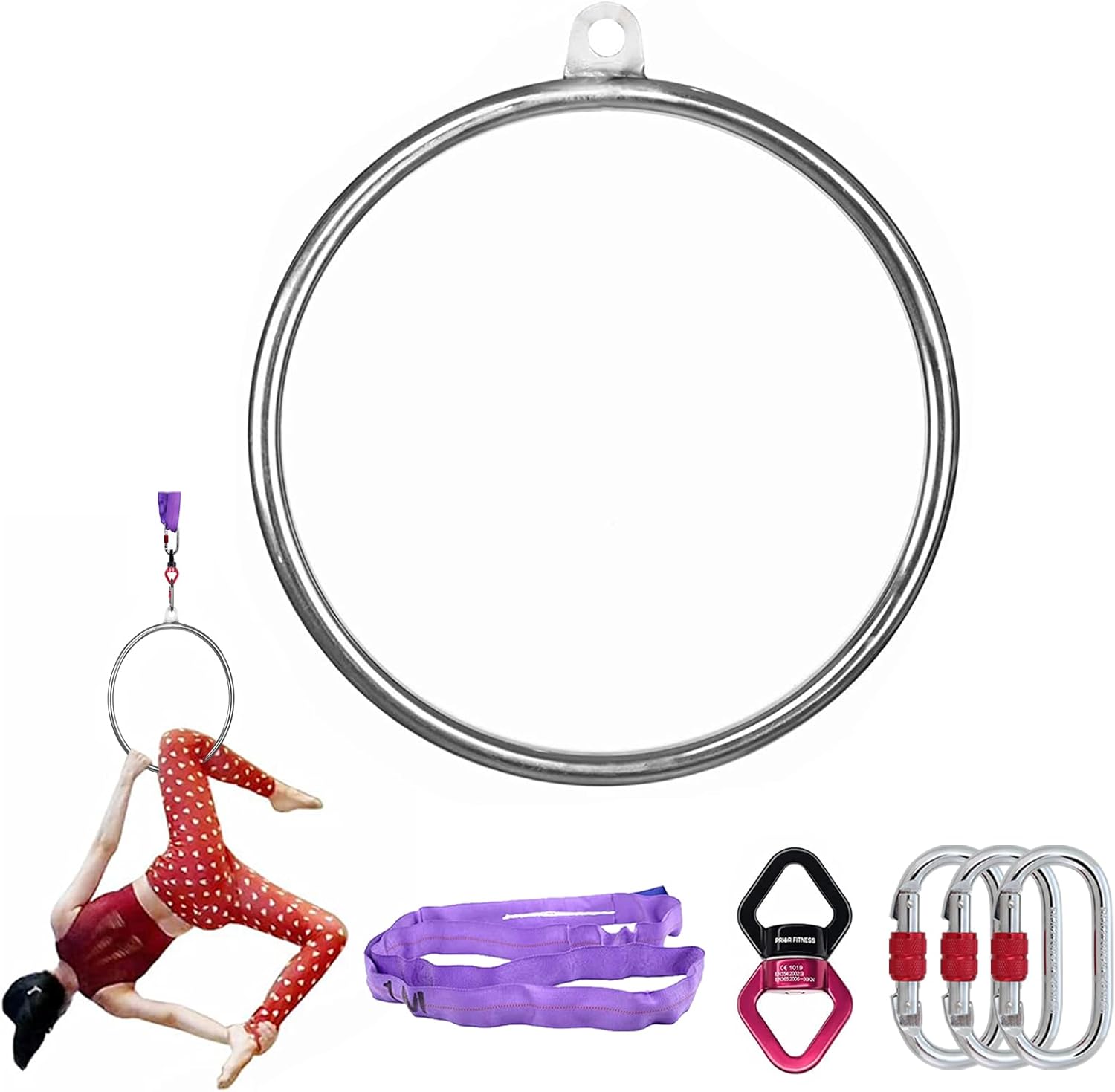 50cm aro aéreo mini lyra kit e - Yoga Fitness Kit avaliação e preço