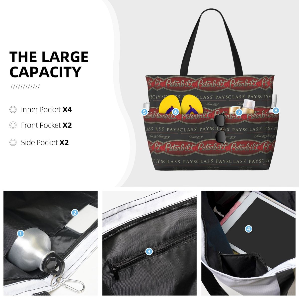 Bolsa de praia Peterbilt Class - Yoga Fitness Class avaliação e preço