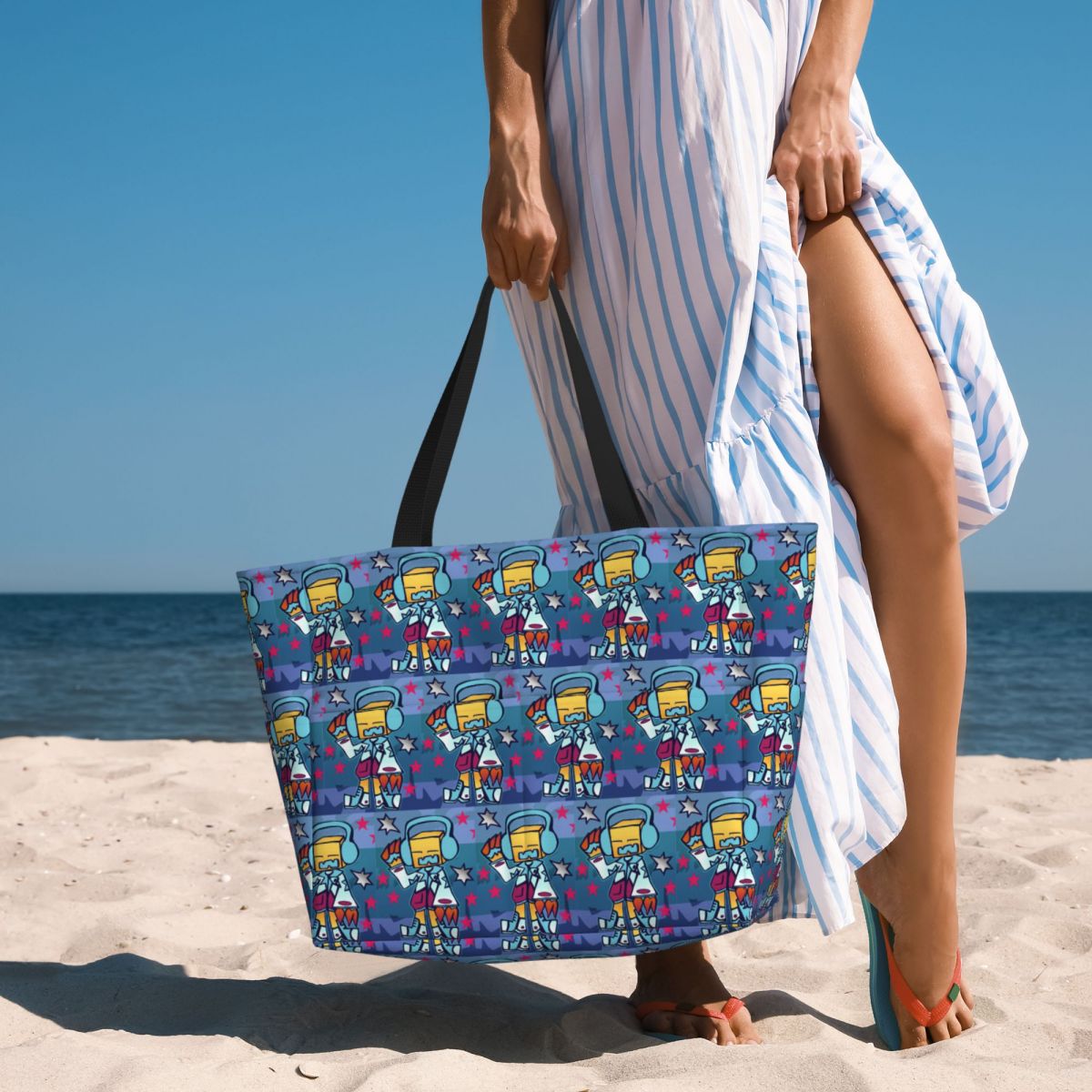 Bolsa tote geométrica para pra - Yoga Fitness Dude avaliação e preço
