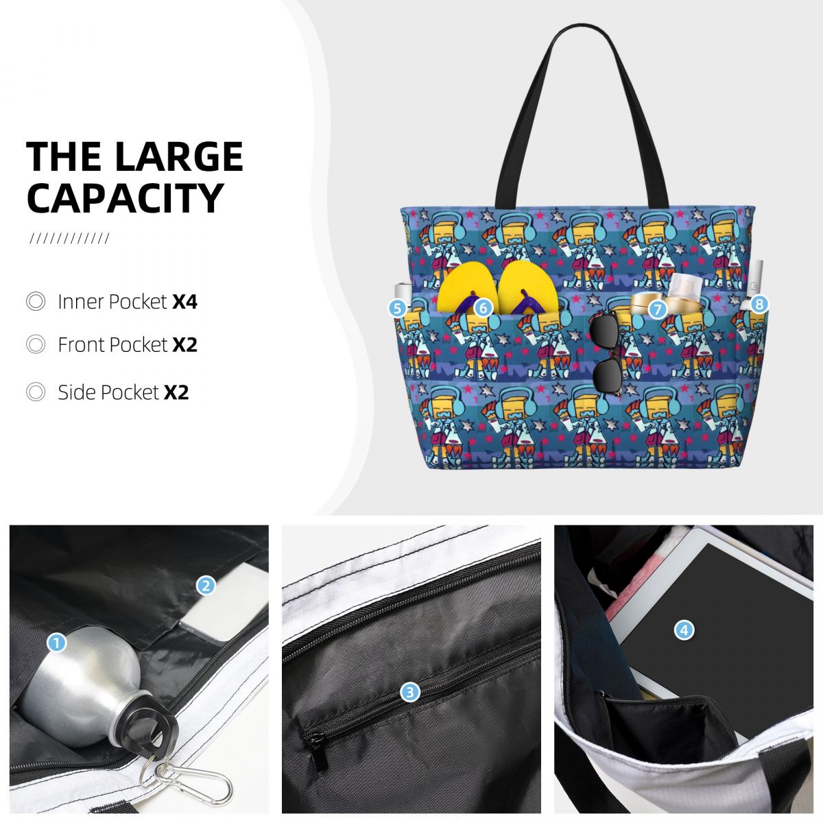 Bolsa tote geométrica para pra - Yoga Fitness Dude avaliação e preço