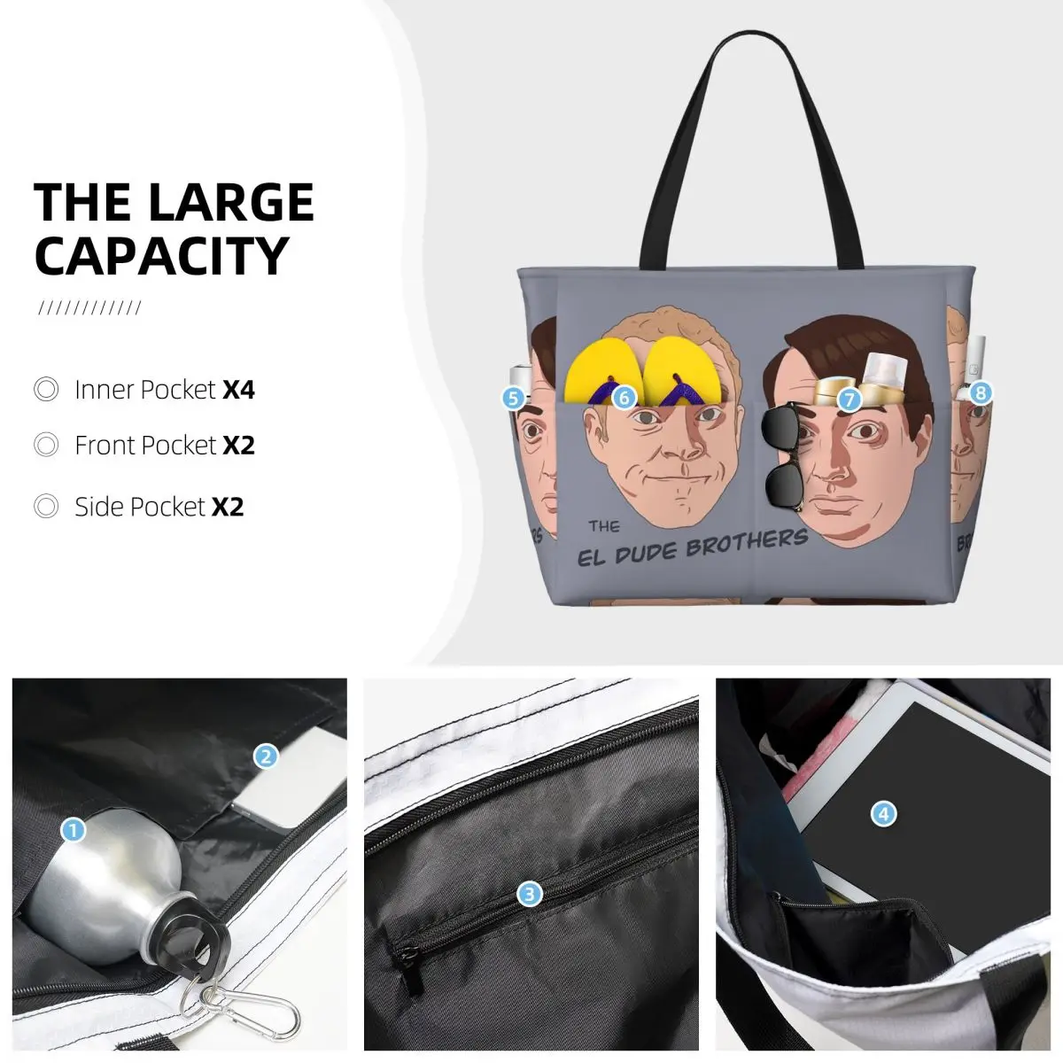 Bolsa de praia Peep Show Mark  - Yoga Fitness Dude avaliação e preço