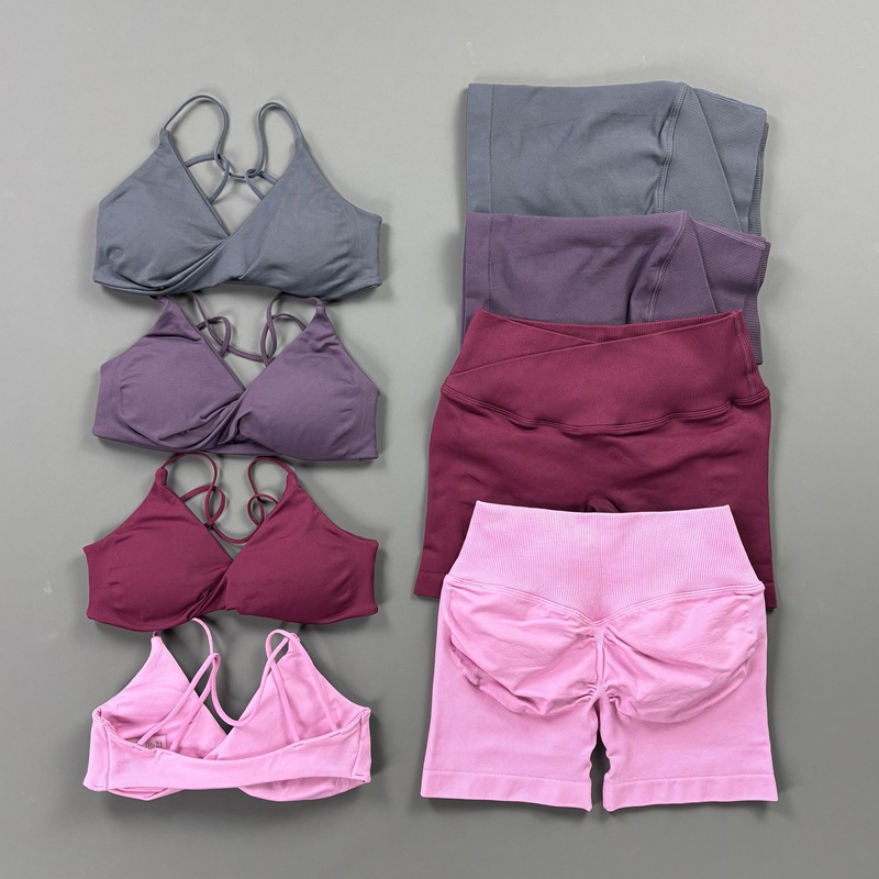 Conjunto de Shorts de Cintura  - Yoga Fitness Kit avaliação e preço