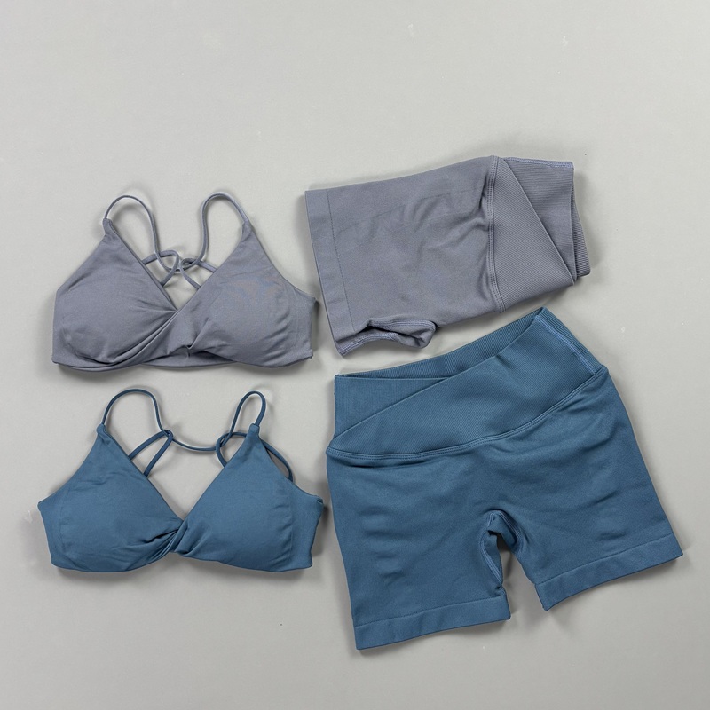Conjunto de Shorts de Cintura  - Yoga Fitness Kit avaliação e preço
